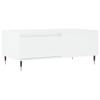 VidaXL Table basse Blanc 90x50x36,5 cm Bois d'ingénierie 830796