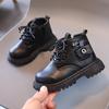 Kinder Lederstiefel, Jungen Frühling und Herbst Lackleder Einzelstiefel, Modische und Stilvolle Stiefeletten
