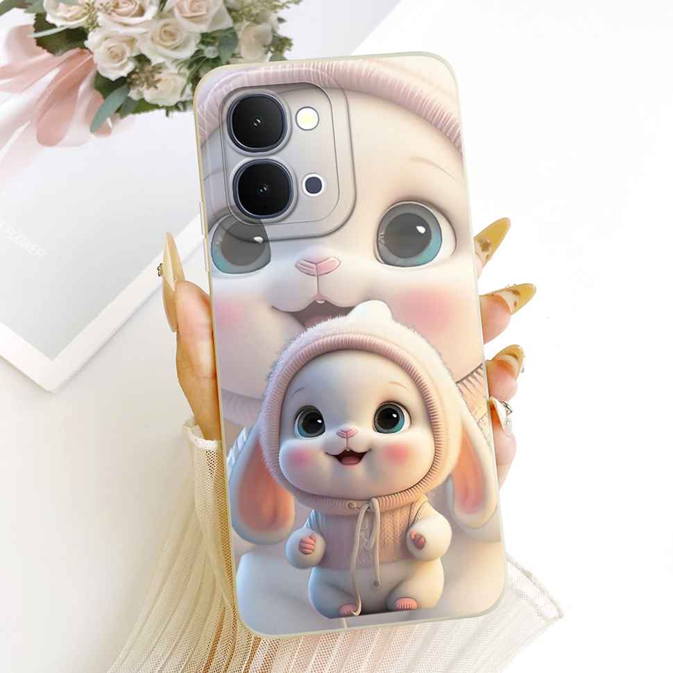 For Vivo Y31d 4G V2543 Case Fashion Cartoon Painting Silicone Full Protcetion Back Cover For Vivo Y 31d Y31D 4G Bumper Shell