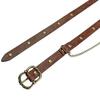 Thin Viking Waist Belts Adjustable Chain Belt Enhancing Medieval DIY Faux Leather Belt  Dress Wear