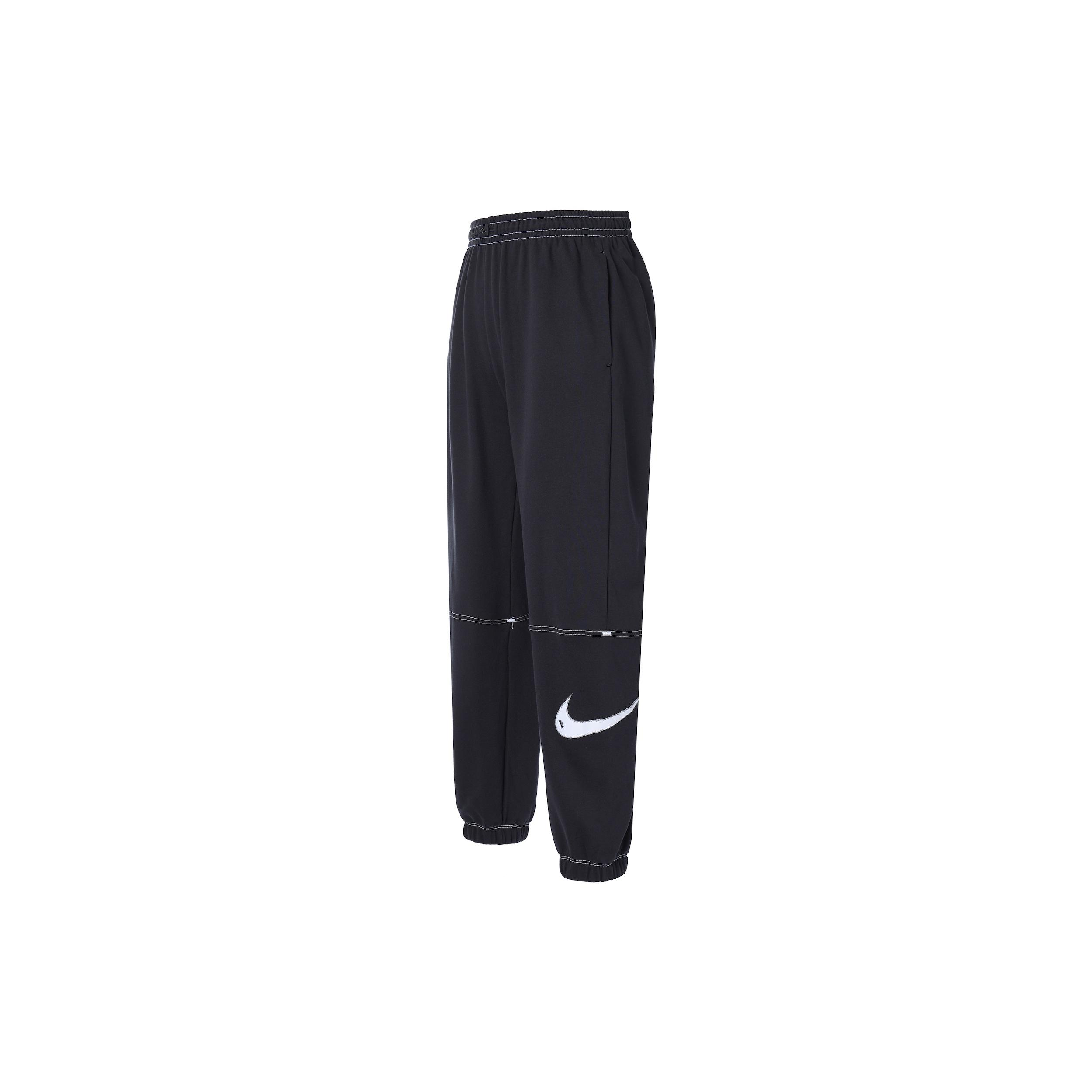 (WMNS) Nike Logo Knit Bundle Feet Sports Pants/Trousers/Joggers Autumn Black Women s DM6206-010 L