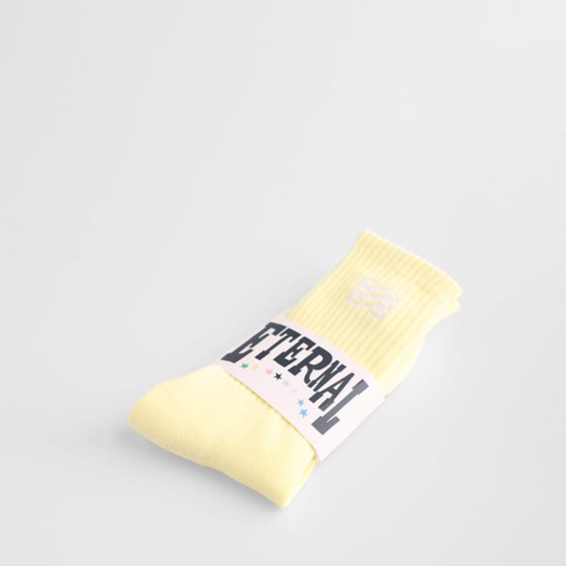 ETERNAL YOU Winglet Socks_Light Yellow