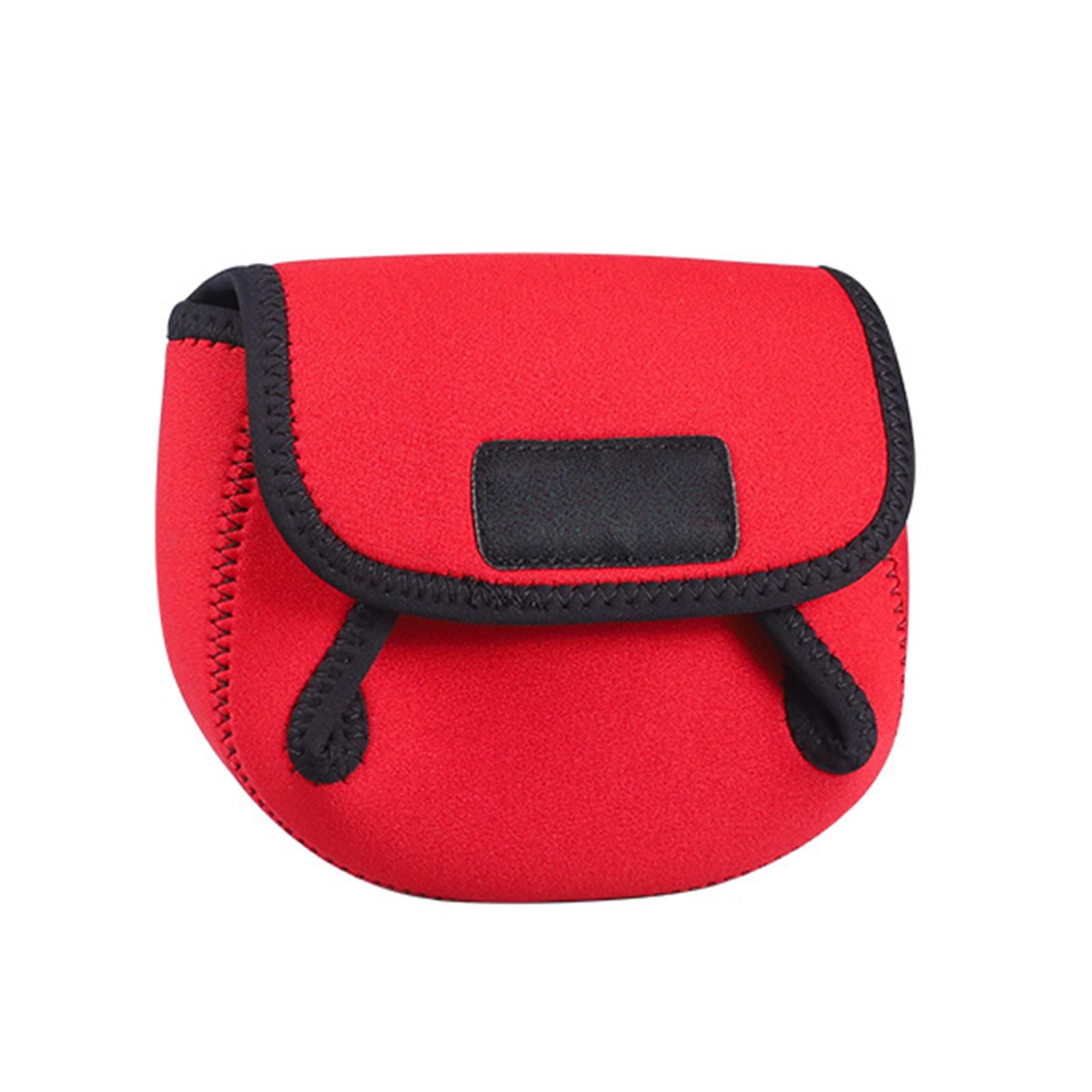 Защитная сумка для рыболовной катушки, чехол для рыболовной катушки, защитный рукав для рыболовной катушки, защитный чехол для мультипликаторной катушки S красный