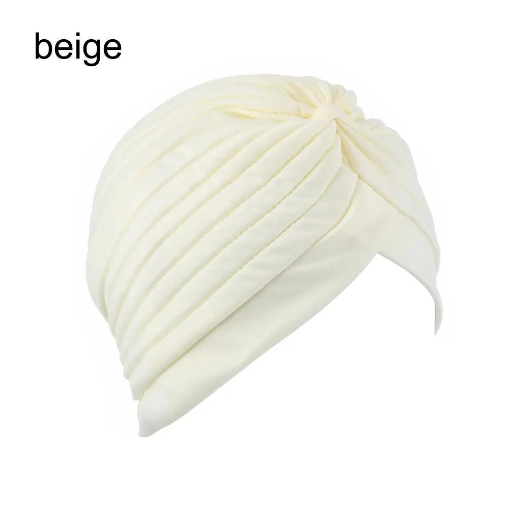 Women Head Wrap Ladies Head Cover Stretchy Turban Muslim Hat Bandana Scarf Hair Loss Chemo Cap Headwear