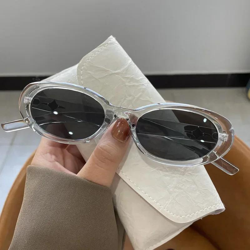 

New Small Frame Oval Shape Sunglasses Classic Men s Vintage Sun Glasses Women Outdoor Leisure Eyewear UV400 Lentes De Sol Mujer прозрачный