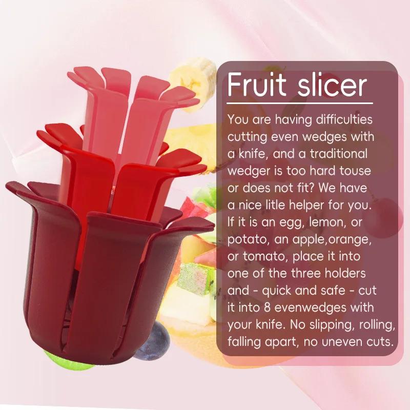 3pcs/set Multi-functional Kitchen Tools Set Fruit Slicer Round Fruits And Vegetables Can Be Evenly Cut Into 8 Pieces Of Gadgets
