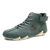 Winter Men's Boots Handmade Stitch Fall Trekking Men Ankle Boots with Fur Men Sneakers Warm Brown Leather Boots Botas De Hombre
