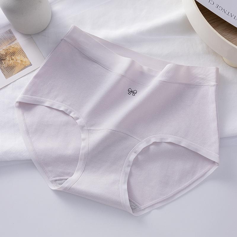 

Женское весенне-осеннее простое нижнее белье из чистого хлопка с удлиненной ластовицей XL фиолетовый