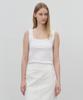Loteu Square Ribbed Sleeveless Tee_2 Color