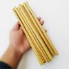 Yellow Bamboo Straws 23cm - Extended Version (Size 10256)