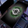 Borussia Mönchengladbach Mauspads, Große Gaming-Schreibtischmatte, Rutschfestes XXL-Mauspad für Laptop & Tablet, Mini-PC-Spielmatte mit Genähten Kanten