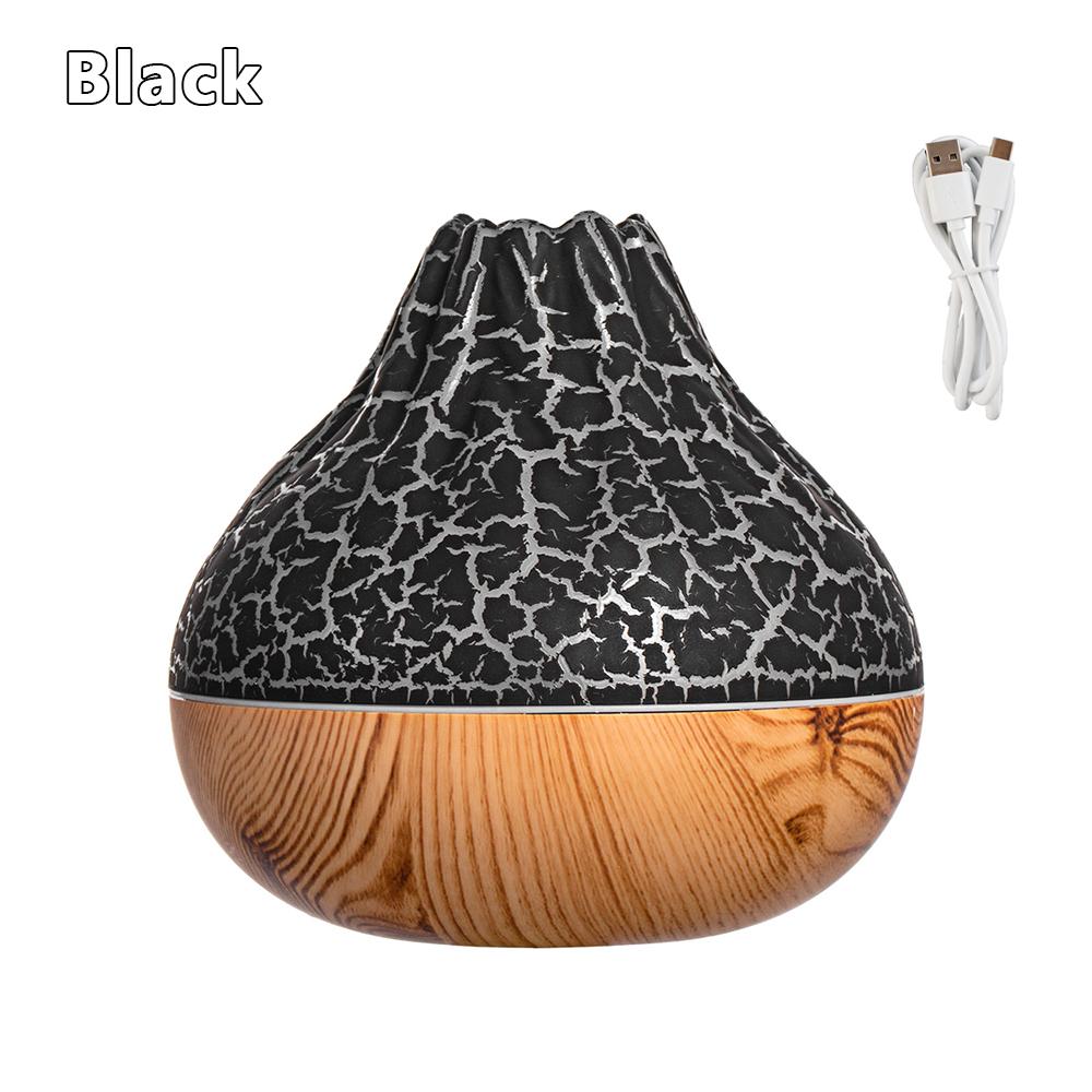 Volcano Humidifier USB Air Humidifier Diffuser Water Humidifier for Home Bedroom Office Desk Water Mist Diffuser with Night Lamp