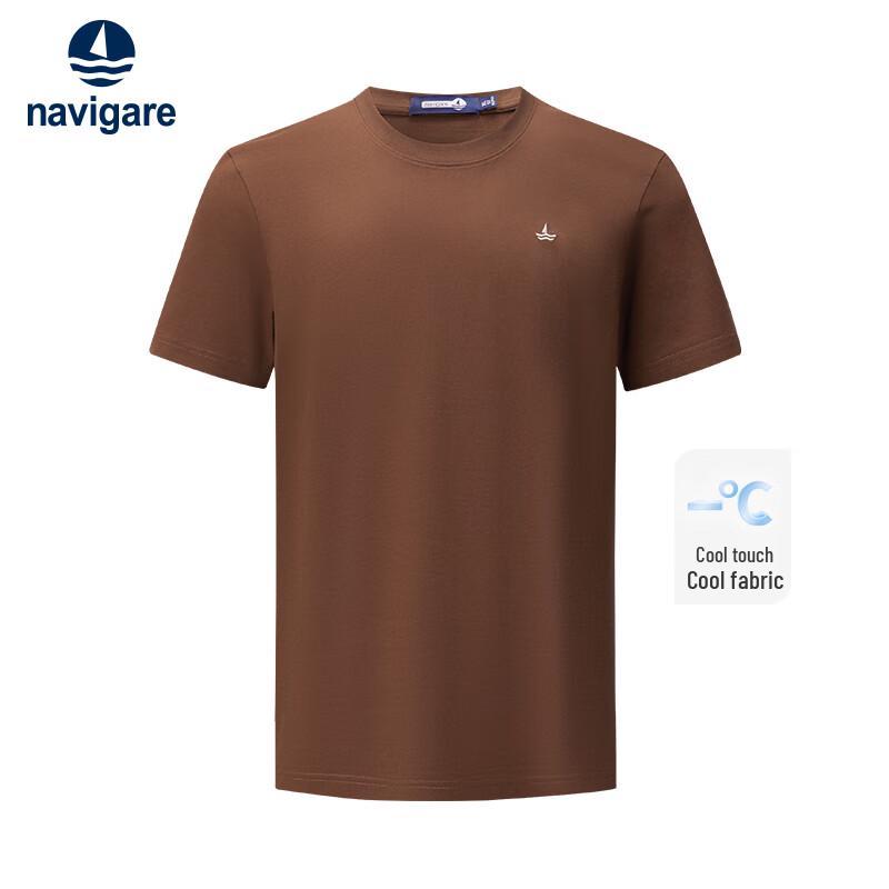 

Navigare Men s Cool-Touch Solid Color Short Sleeve T-Shirt XL