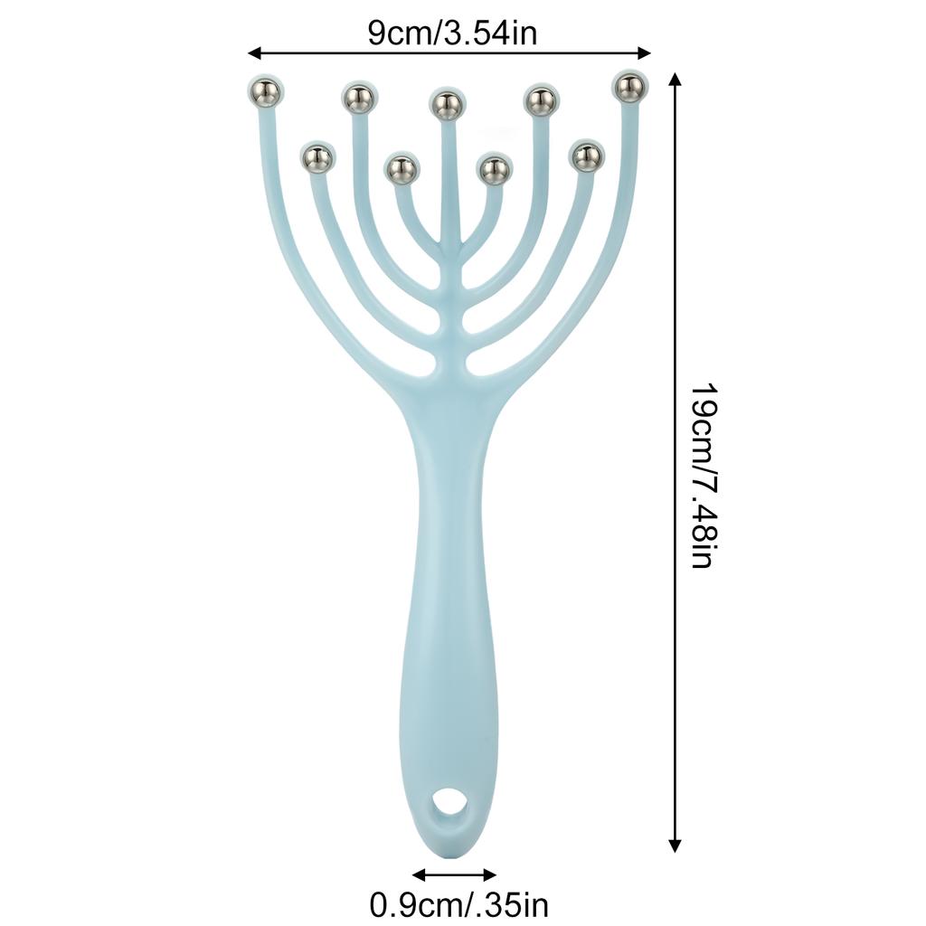 Nine Claw Scalp Massager Portable Head Scalp Massager Handheld Claw Massager for Hair Head Relief