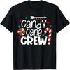 Candy Cane Crew Christmas Xmas Love Candy Boys Girls Kids T-Shirt