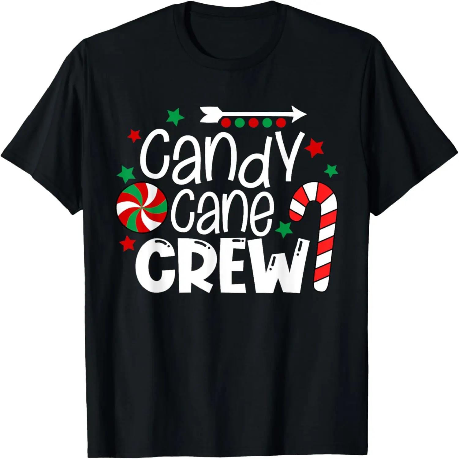 Candy Cane Crew Christmas Xmas Love Candy Boys Girls Kids T-Shirt S