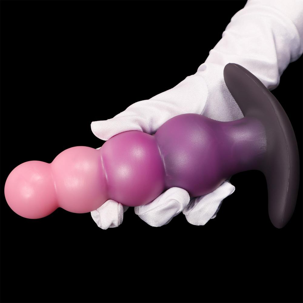Silicone Anal Beads Butt Plug Flexible String Beads Adult Toys for Women