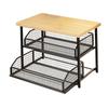 Coffee Machine Storage Shelf Countertop Organizer Space Saving Rack Pull Out Tea