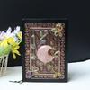 Natural High Quality Crystal  Magic Book Love Moon Crystal Decorative Notebook