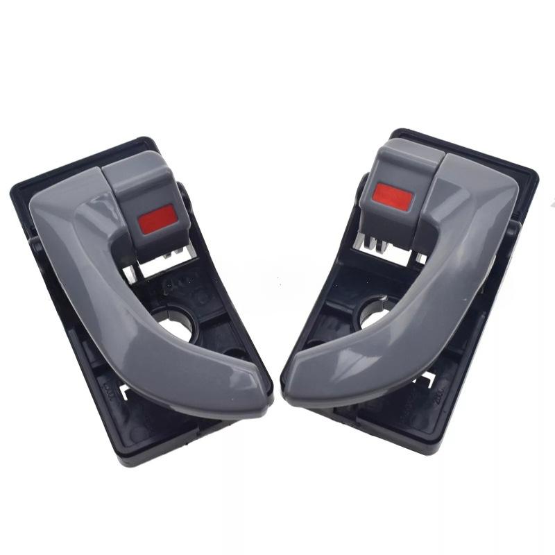 Grey Gray Left Right Inside Inner Interior Door Handles for 2005 2006 2007 2008 2009 Hyundai Tucson 826102E000,82620-2E000 New