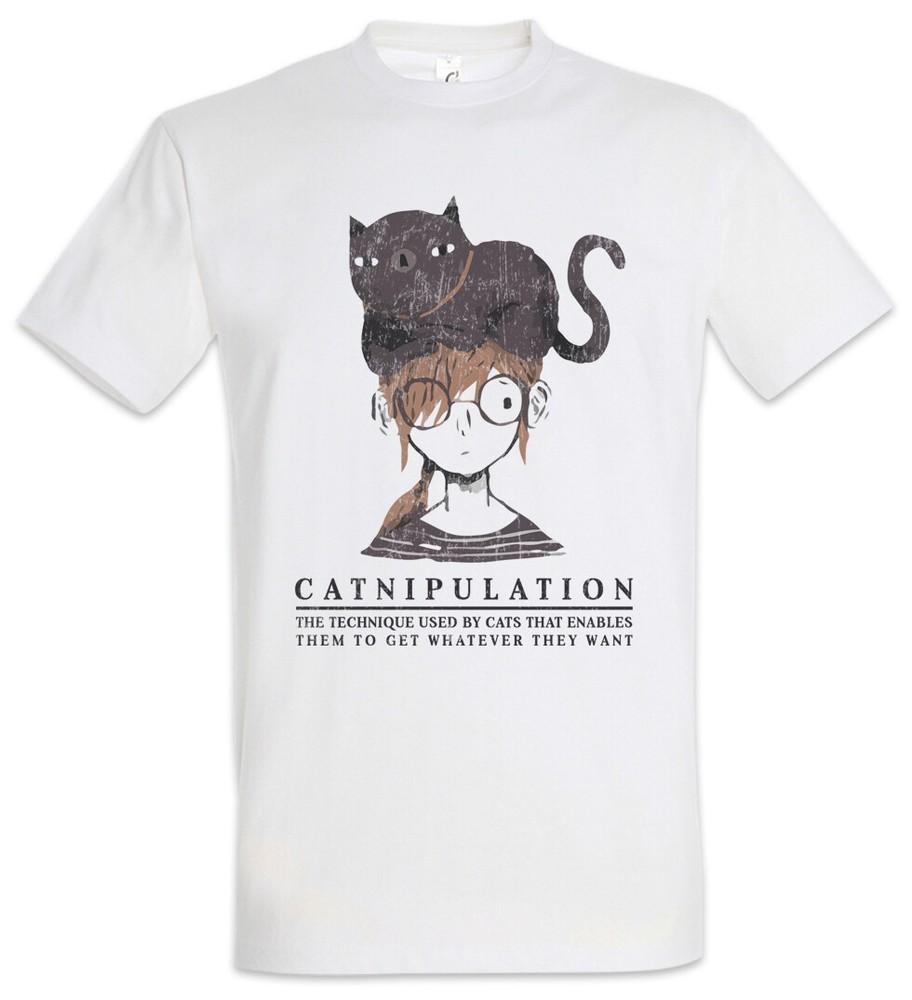 

Catnipulation T-Shirt cats cat Liebe Love Fun Addicted Meow Manipulation 3XL