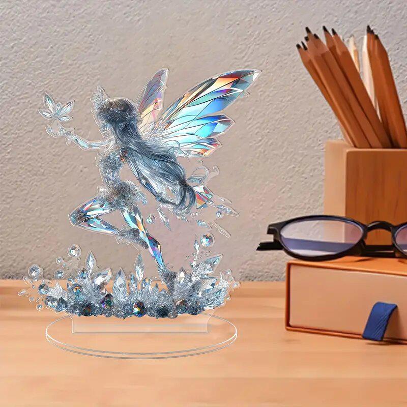 Crystal Fairy Acrylic Display Stand - Valentine's & Mother's Day Gift Ornament