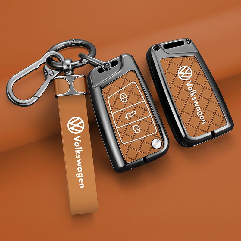Pro VOLKSWAGEN Pouzdro na klíčenku zinková slitina pro auto Pro VW Volkswagen Golf 7 MK7 Tiguan MK2 Pro SEAT Ateca Leon FR 2 Ibiza Pro S