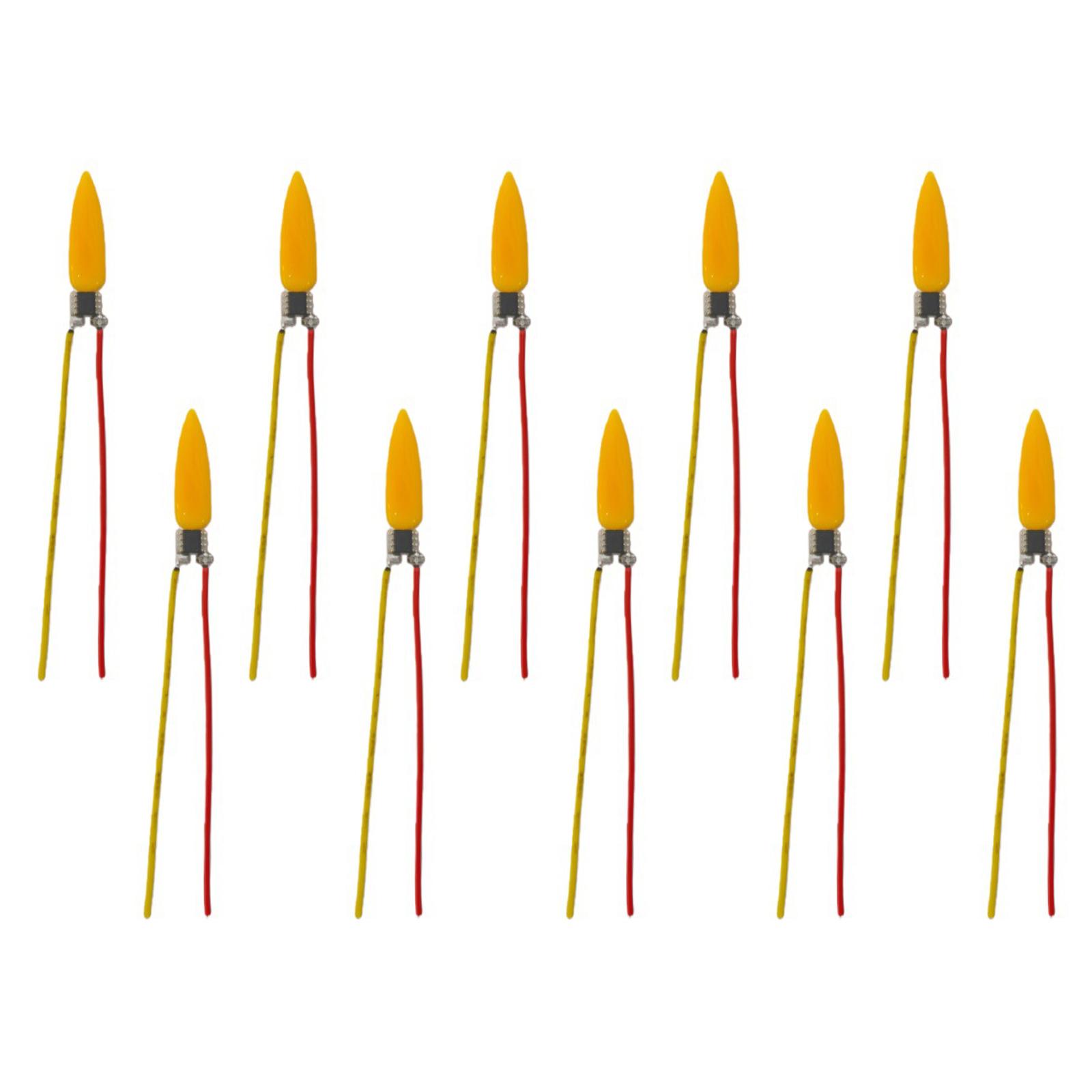 

3/5/10PCS Flame Light Bulbs 2200K Diode Light Bulb Accessories 3V LED Flame Effect Light Bulb for Christmas Party Decorations