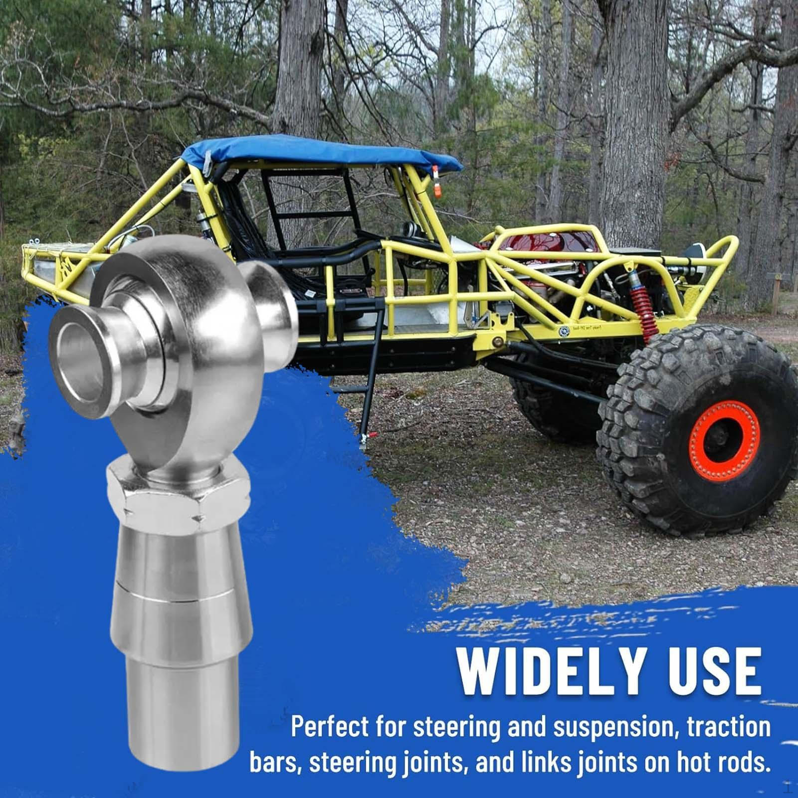 

Heim Joint Rod End Set Left и Right Thread Шарнирные соединения Alloy Auto Accessories Sturdy Rem Part 0.5 inch