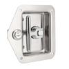 T Handle Tool Box Latch 4.9 X 4.7in Highly Polished Stainless Steel RV Toolbox Handle Lock with Keys Gasket for Caravan