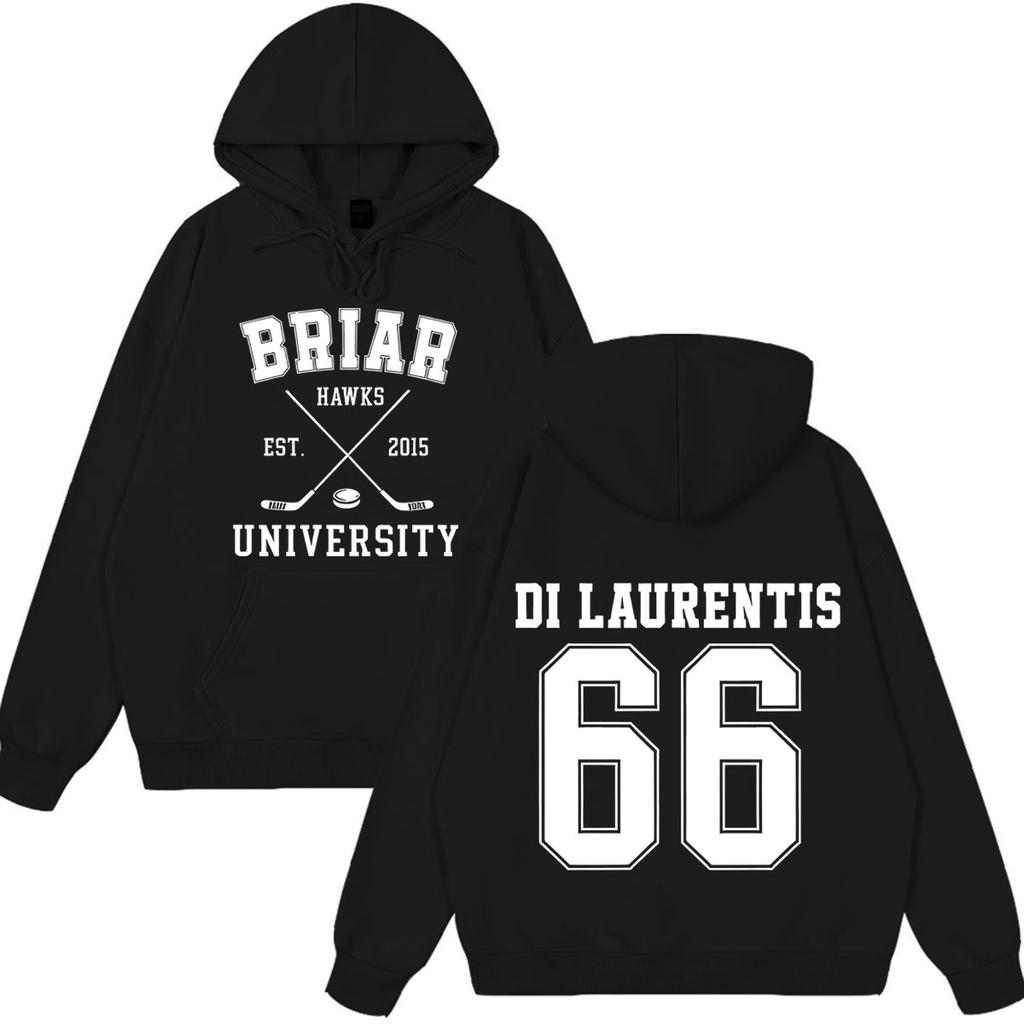 Di Laurentis 66 Série de TV Fora do Campus Moletom Briar University Homens Mulheres Roupa Moda Inverno Vintage Casual Solto Moletom