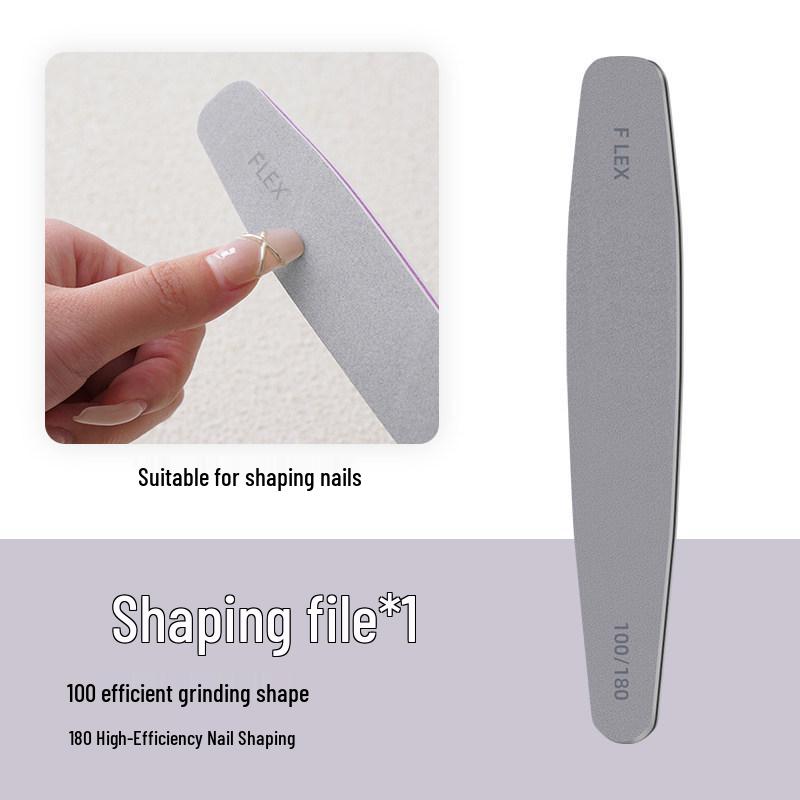 Dual-Sided Nail File & Buffing Strip Set for Shaping and Polishing