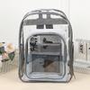 Transparent Backpack Wear-resistant Pvc Schoolbag Shoulder Portable Primary and Secondary School Students School Backpack Large Capacity Travel