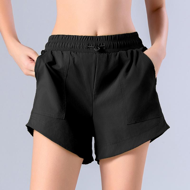Women's Quick-Dry Breathable Yoga and Running Shorts - Casual Elastic Waist Sport Pants