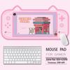 Extra-Large Girly Pink Alien Gaming Mouse Pad Desk Mat