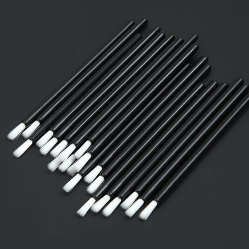 KOLAMOON 100 Disposable Paint Brushes for Plastic Models, Model Paint, Putty, Cement, Adhesives, Plastic Models, Figures, Large Capacity (Thick Brush)