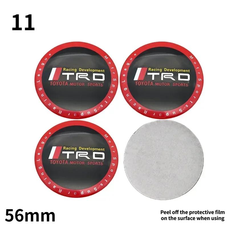 Car styling 56mm 64mm Car Tyre Wheel Center Hub Cap Badge sticker For Toyota C-hr Prado Rav4 Yaris Hilux Prius Corolla Camry