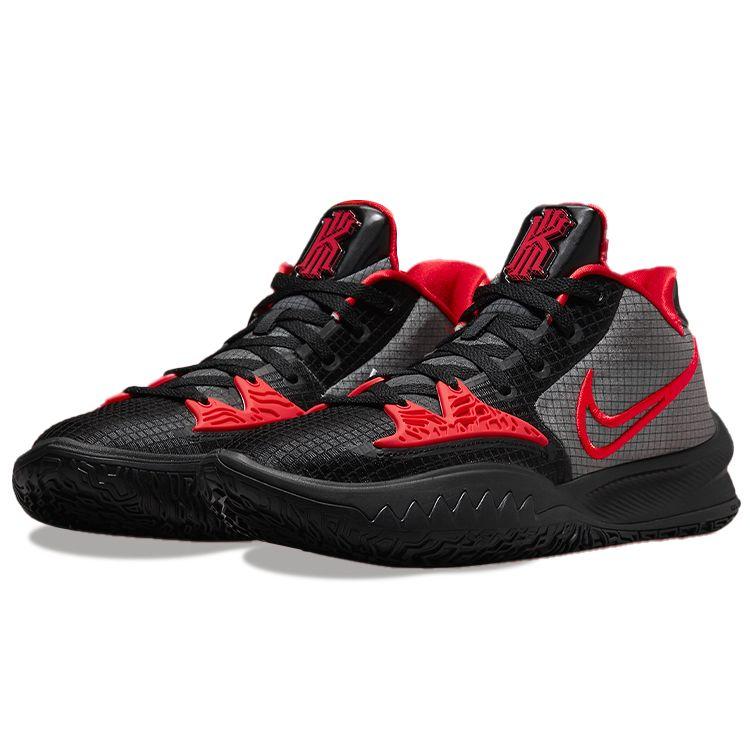 Nike Kyrie Low 4 Bred Men Sneakers Black White University-Red CW3985-006