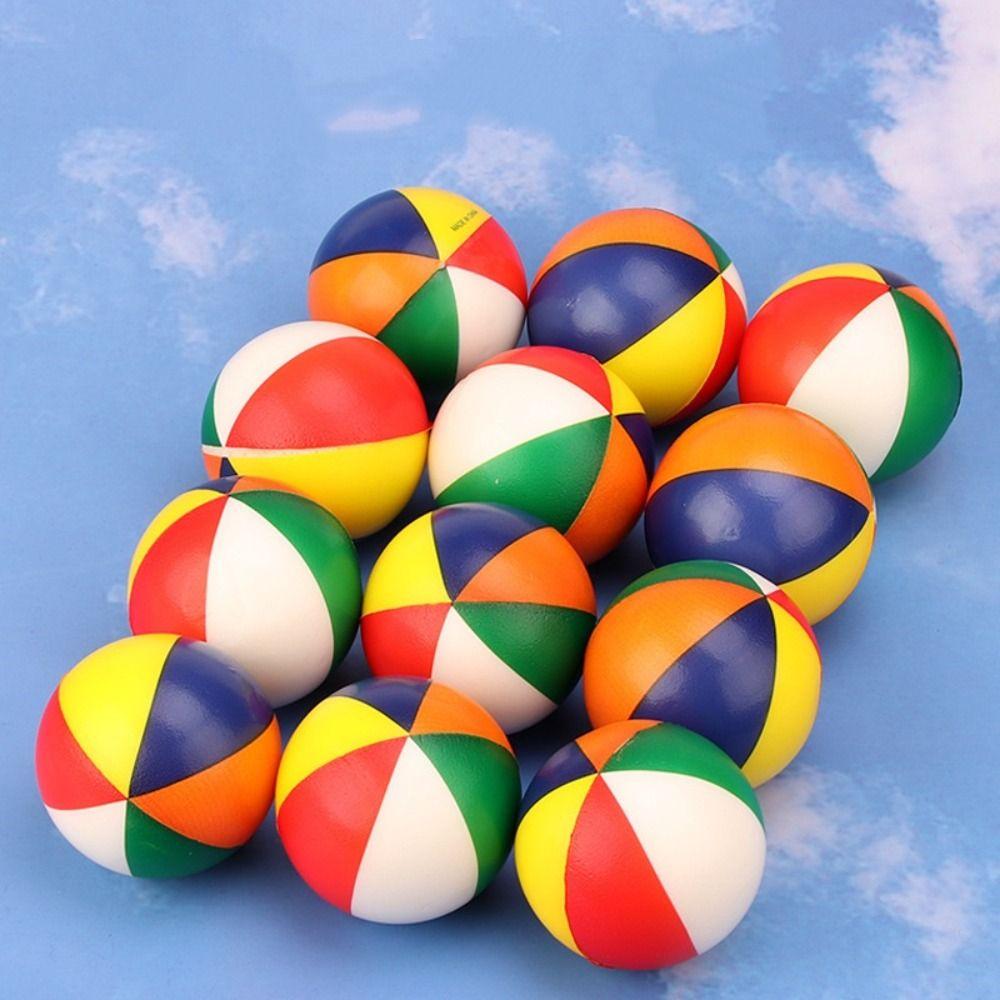 Wrist Sports PU Sponge Ball Compression Squishy Beach Ball Boys Girls Soft Balls Toy Outdoor