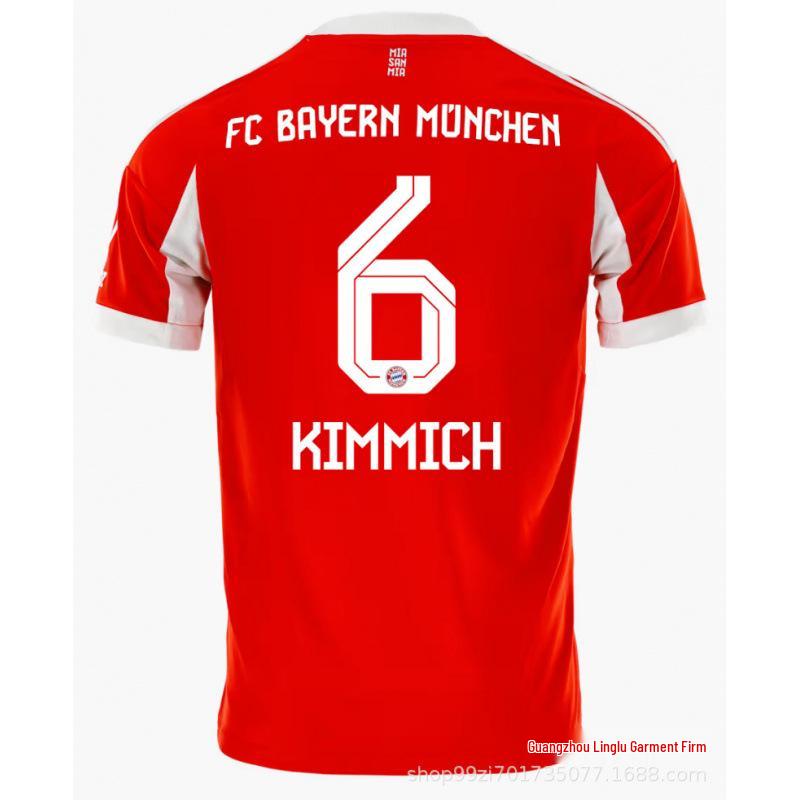 2526 Bayern Thuis Fan Shirt: Kane 13, Müller 25, Sané - Champions League Korte Mouw Kit