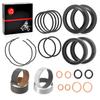 Fork Bushing Dust Oil Seals Kit For SUZUKI GSX-R600 GSX-R750 GSF1200 Bandit 1200 V-Strom 650 RF900R For HONDA CB1000A/AC