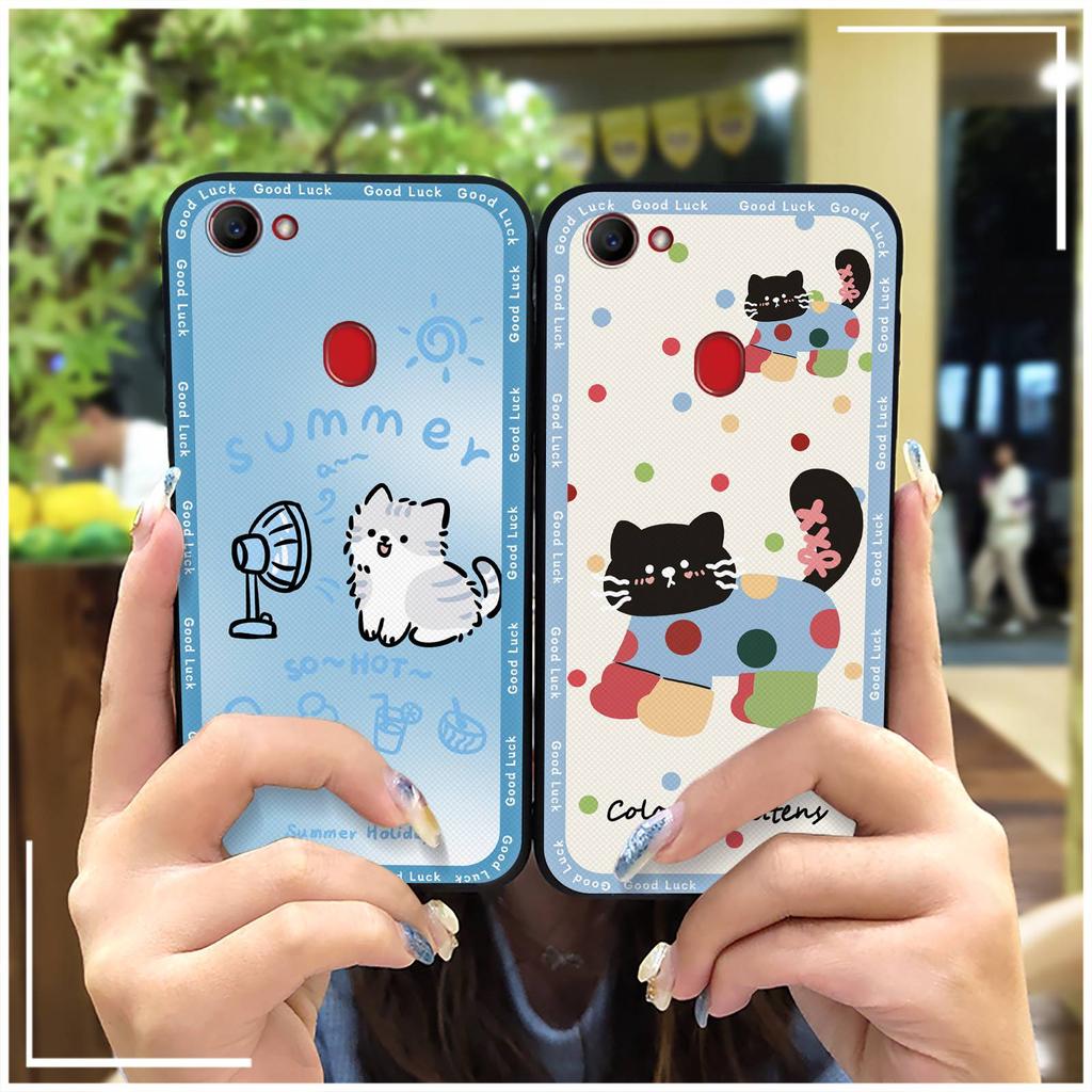 Anti-dust Cartoon Phone Case For OPPO F7 Graffiti Soft Case Silicone Protective Dirt-resistant Anti-knock Full Wrap TPU