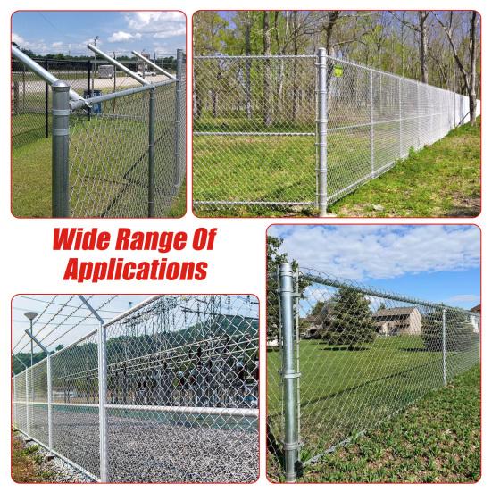 Top Rail Fabric Hanging Tool Chain Link Fence Tensioner Tool Heavy Duty Steel Stretcher with Heavy-Duty Cable Hook & Non-Slip Handle for One-Person
