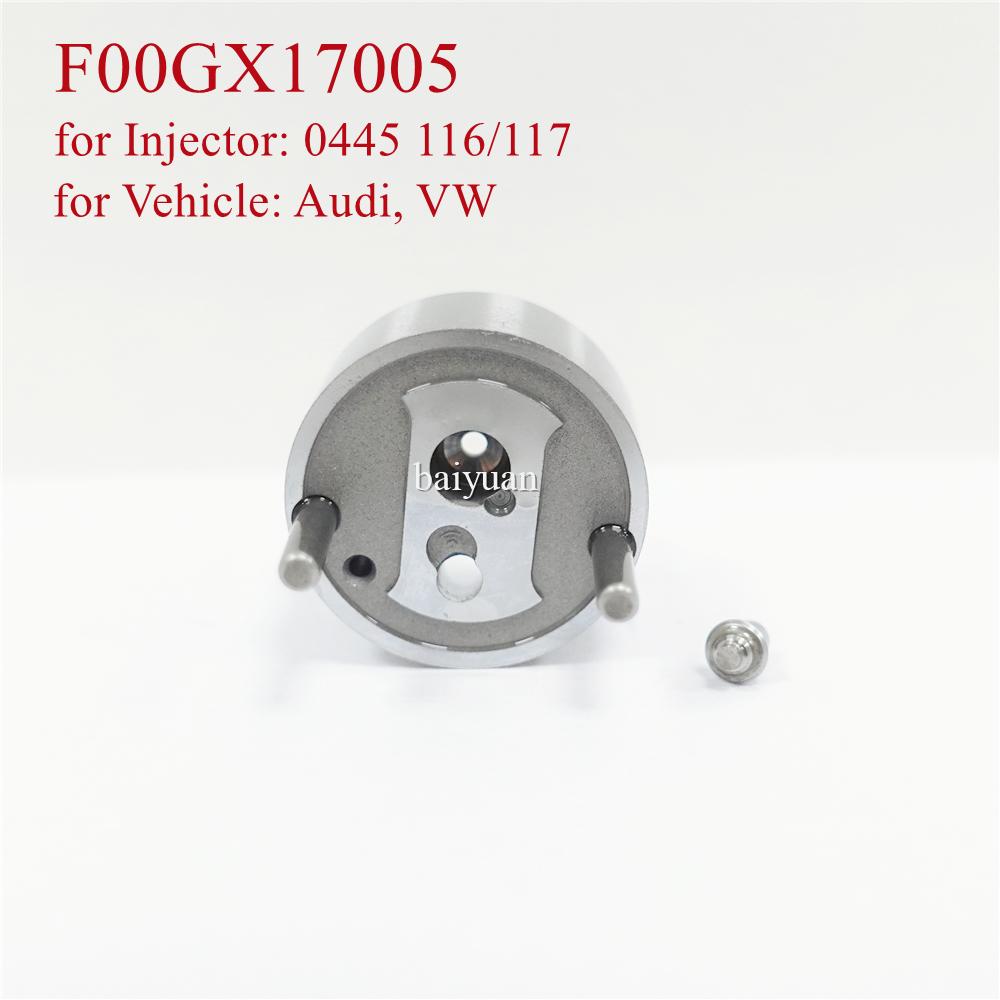 F00GX17004 F00GX17005 Diesel Piezo Injector Control Valve For 0445115#, 0445116#, 0445117# 115 116 117 Series FOOGX17004