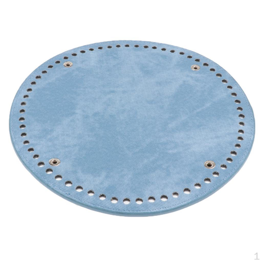 Bottom Cushion PU Leather Pad Light Denim Blue 669₽