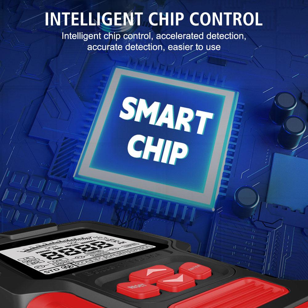 3AH - 200Ah Lead-acid Battery Test LCD Digital 12V 24V Measurement Diagnostic Tool Car Battery Tester for Vehicle Truck Motorcycle SUV