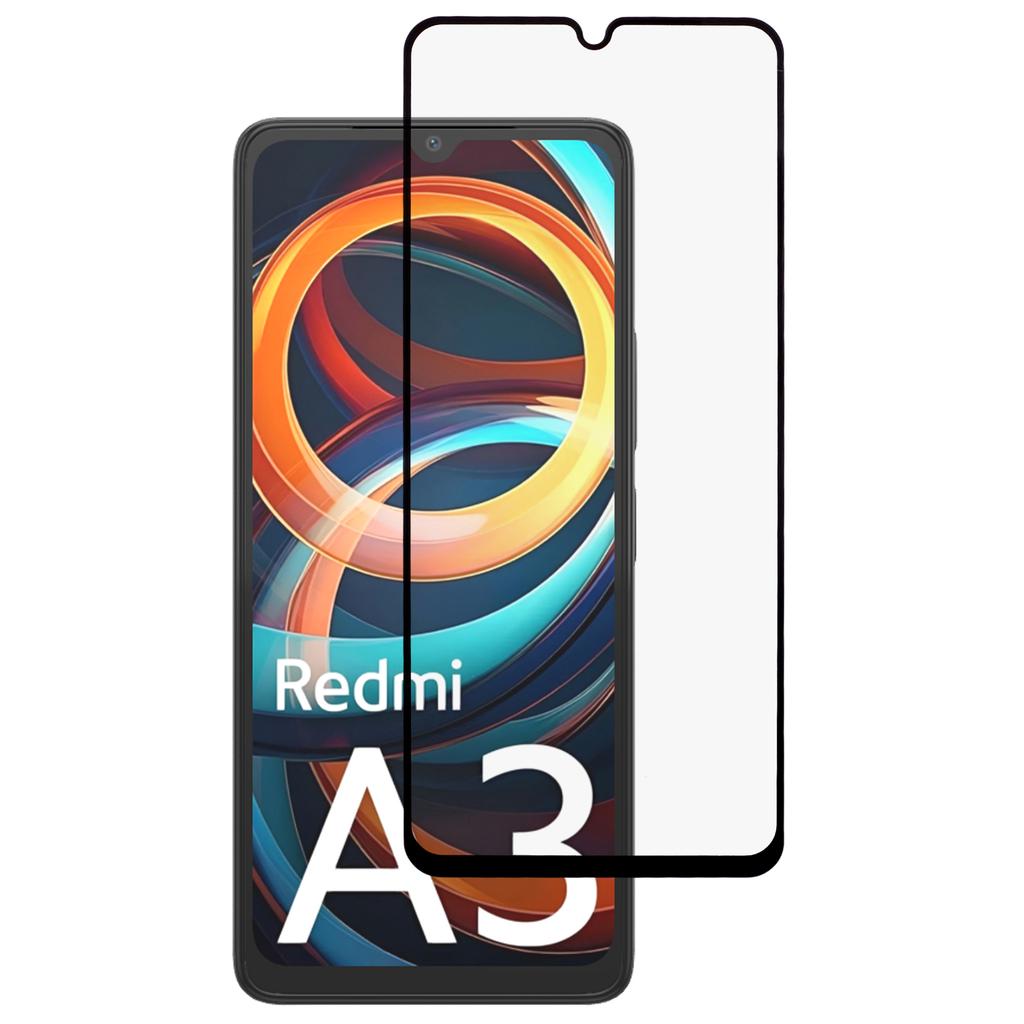 For Xiaomi Redmi A4 5G/A3 Pro 4G Screen Protector Silk Printing Full Glue Tempered Glass Screen Film
