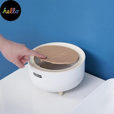 Mini Pattumiera con Design a Pedale con Base Antiscivolo e Coperchio per Auto di Famiglia