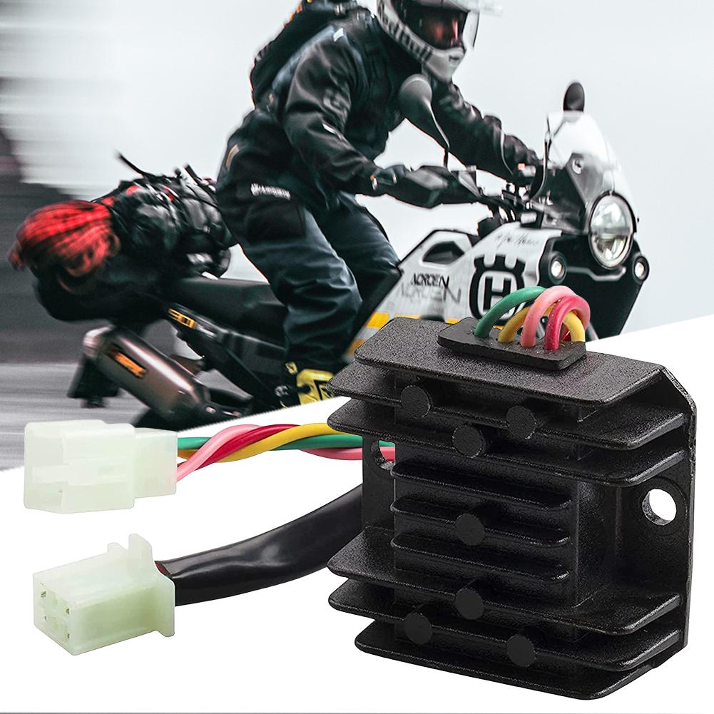 4 Wires Voltage Regulator Rectifier Current Rectifier Motorcycle Regulator Rectifier for ATV GY6 CG125-250CC Scooter SSR 125