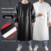 COFLYEE Full Body Waterproof Oil-Proof Leather Smock
